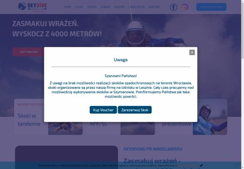 SKYDIVE WROCŁAW SPÓŁKA Z OGRANICZONĄ ODPOWIEDZIALNOŚCIĄ